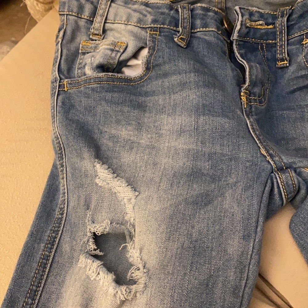 One Teaspoon Freebird II Low Waist Fitted Jeans (J2) - Picture 3 of 7